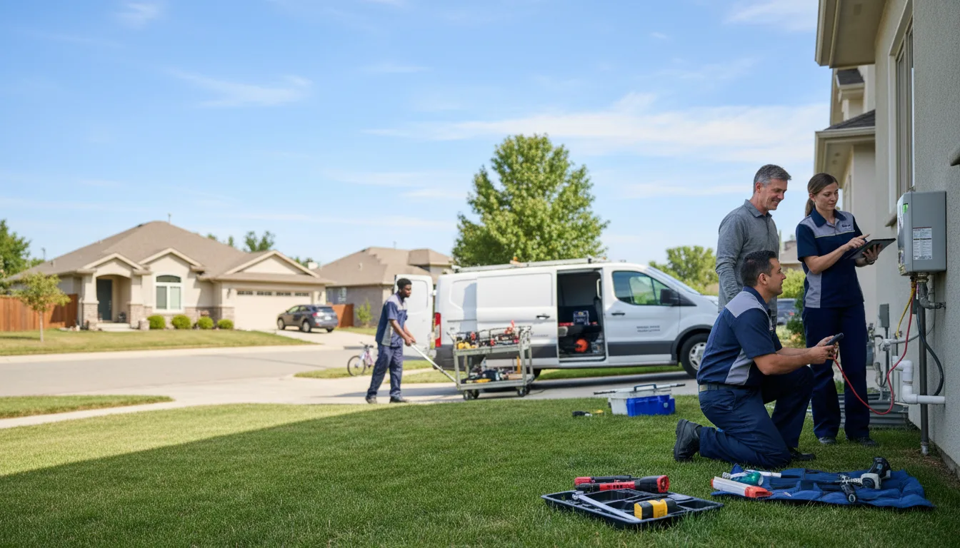 Tankless water heater service in Medina, TX
